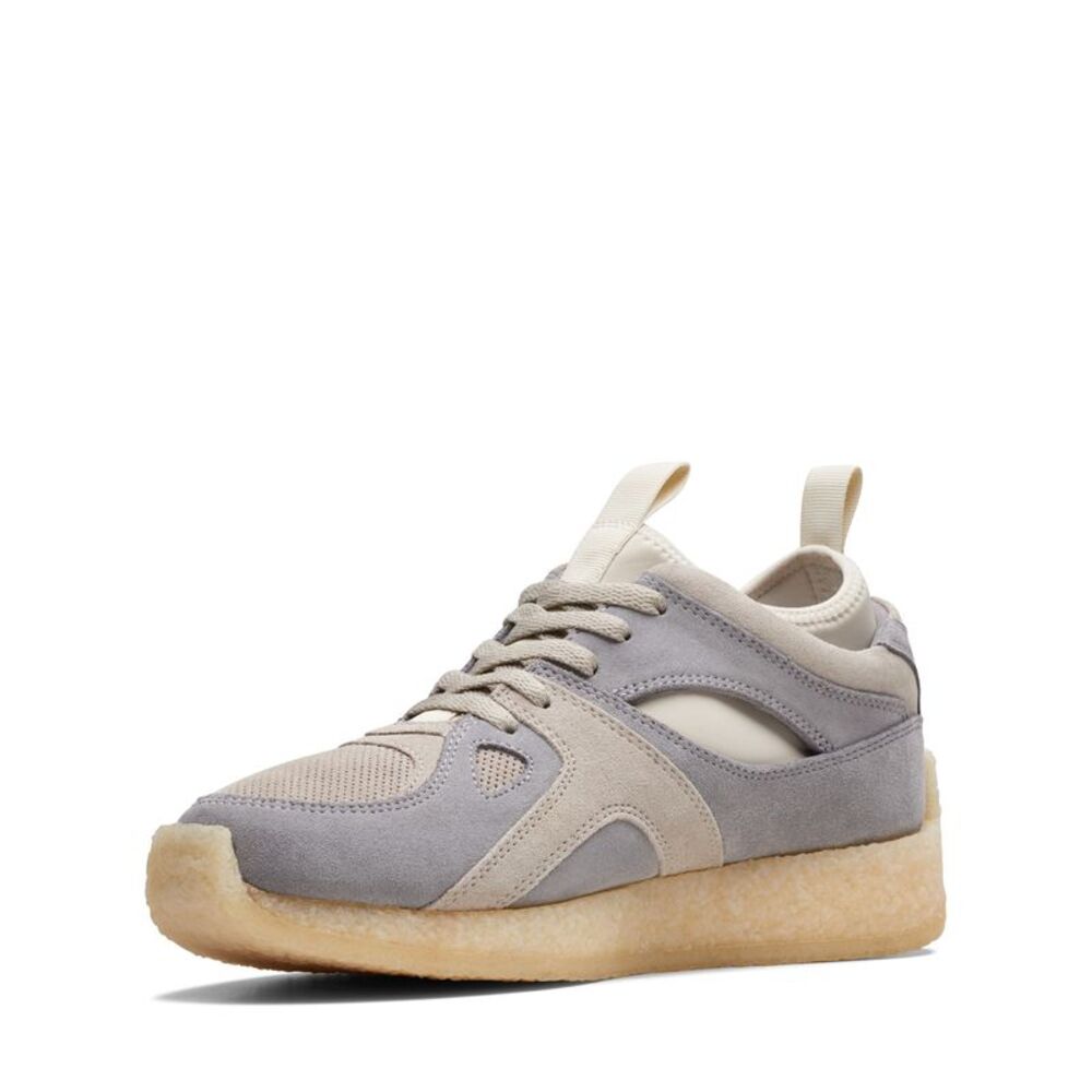 Clarks Mens Breacon Ronnie Fieg Kith Gray Shoes (NWT) - Picture 4 of 6